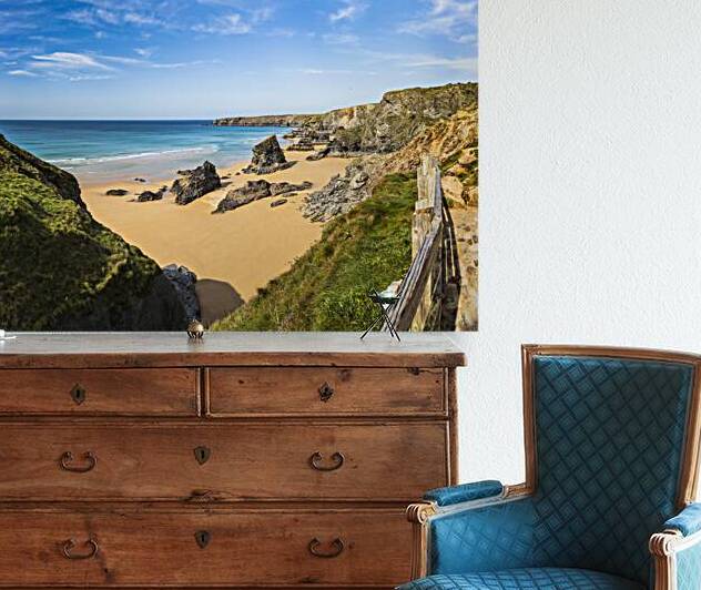 Bedruthan Steps Cornwall by maggie mccall