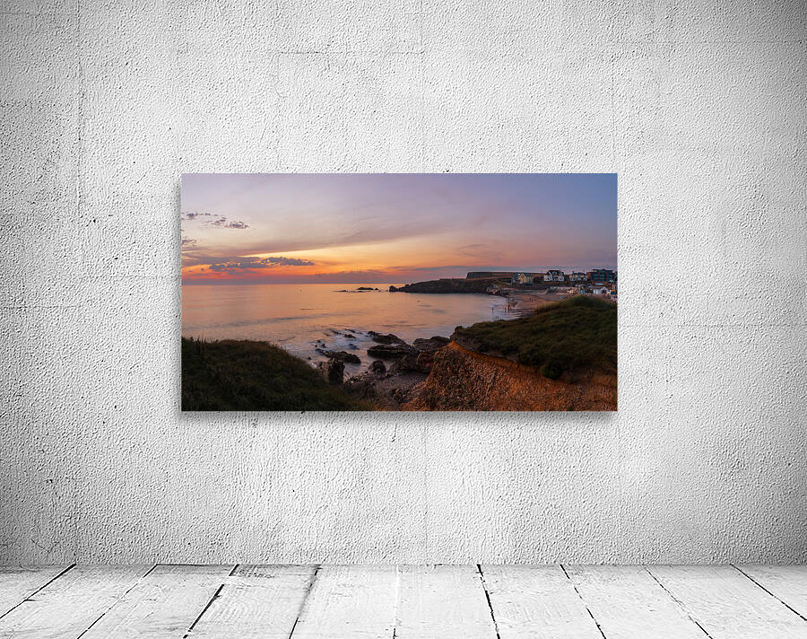 Crooklets Beach Sunset Bude Cornwall Wall Preview
