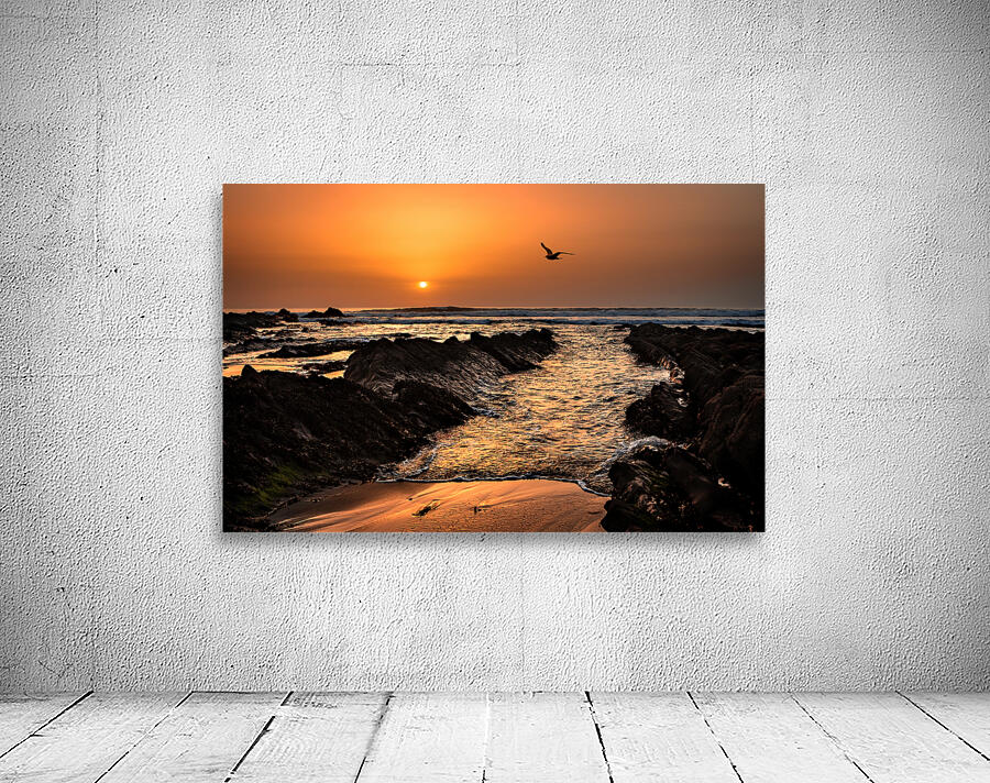 Widemouth Sunset Cornwall Wall Preview