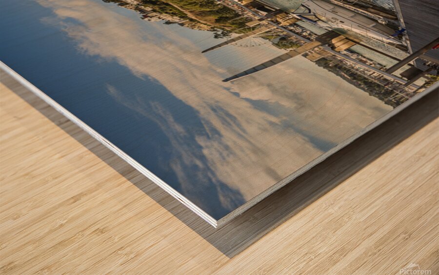 Torquay Marina Devon  Wood print