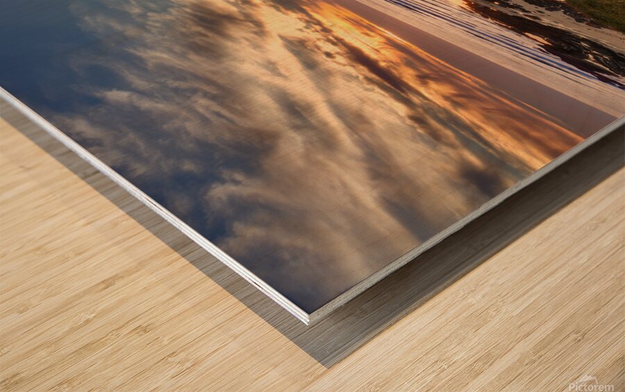 Crooklets Beach Bude Cornwall Wood print