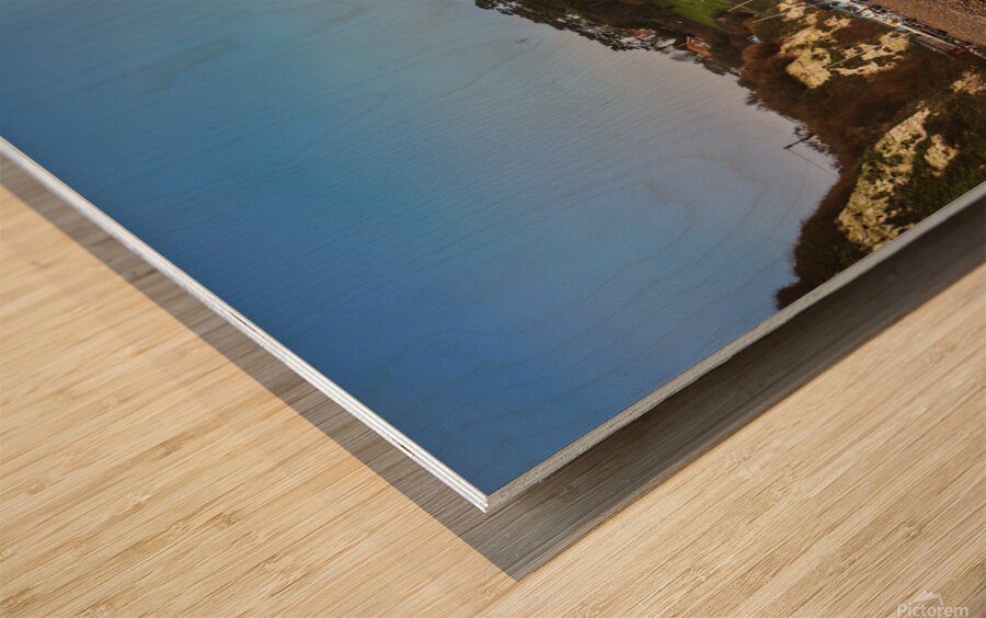 Beer Beach Devon Wood print