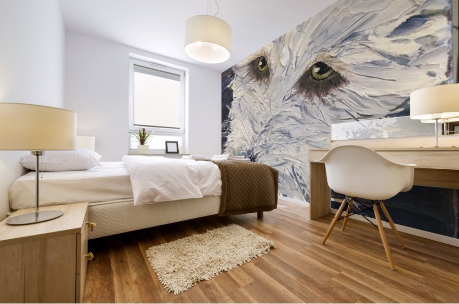 Chip the Labradoodle Mural print