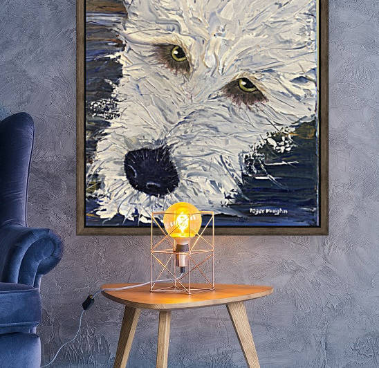 Chip the Labradoodle by roger vaughn