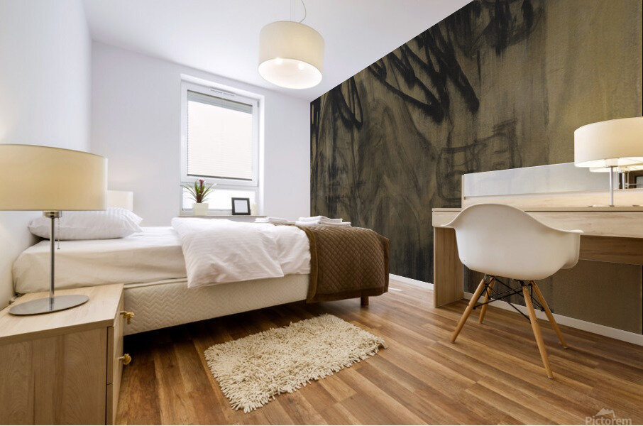 Gilded Mountain Mural print