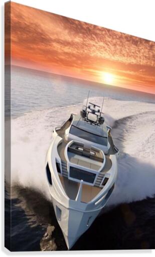 Yatch Club. Canvas Print