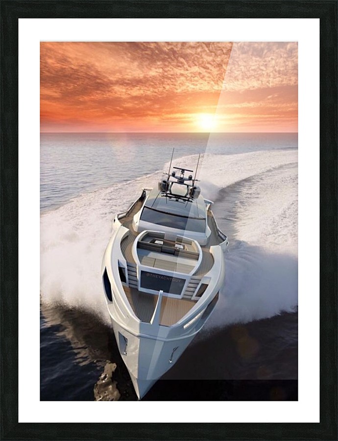 Yatch Club. Picture Frame print