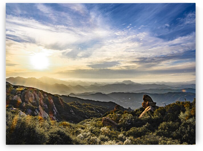 Mountain Sunset by Kamara Studio   Ultra High Resolution Mural Prints