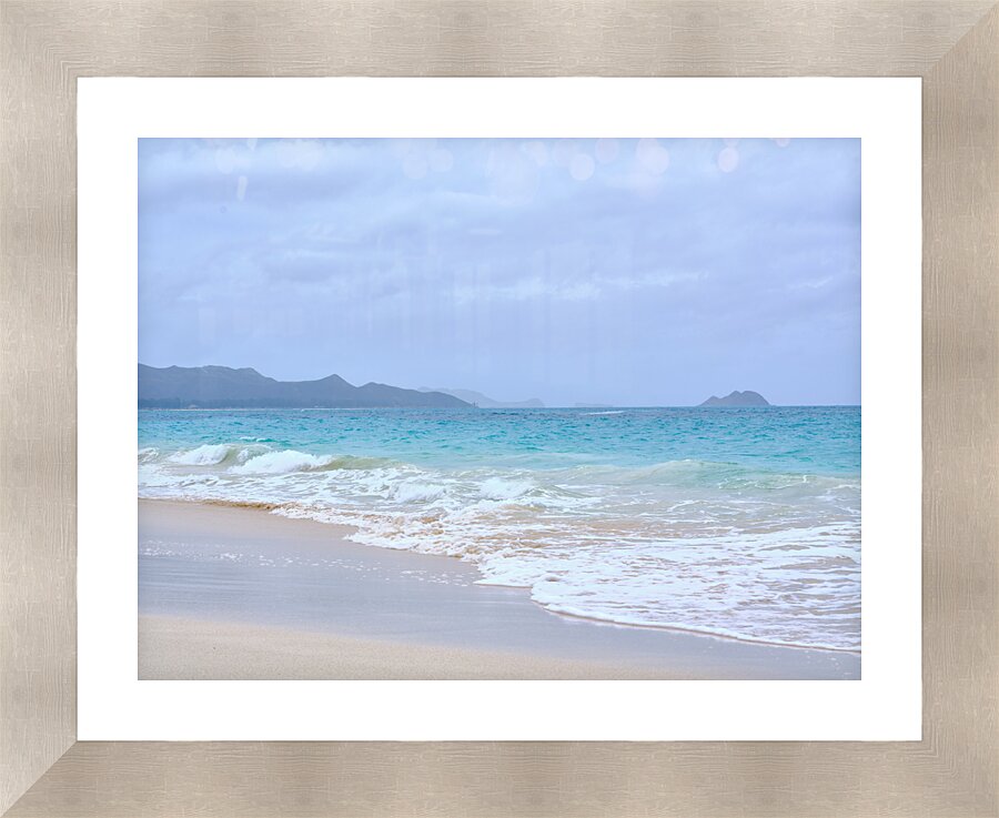 Hawaii Sand Beach Picture Frame print