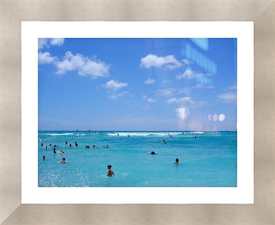 Hawaii Blue Water Impression et Cadre photo