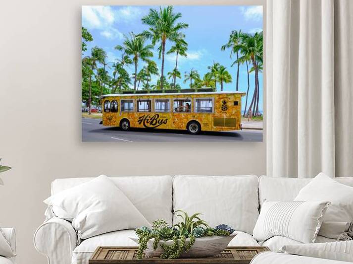 Hawaii Trolly 2 by Kamara Studio   Ultra High Resolution Mural Prints