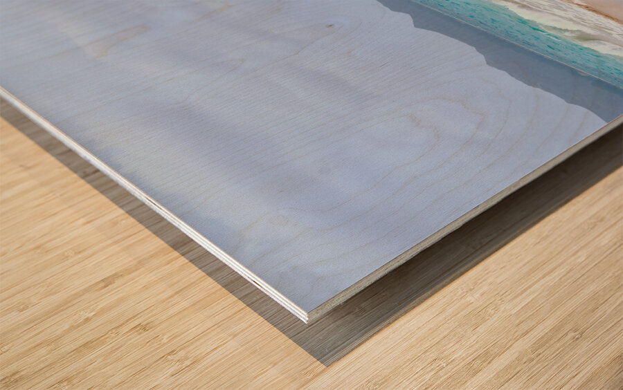 Hawaii Sand Beach Wood print