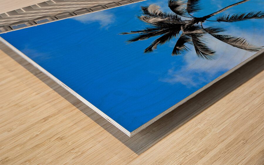 Hawaii Hotel II Impression sur bois