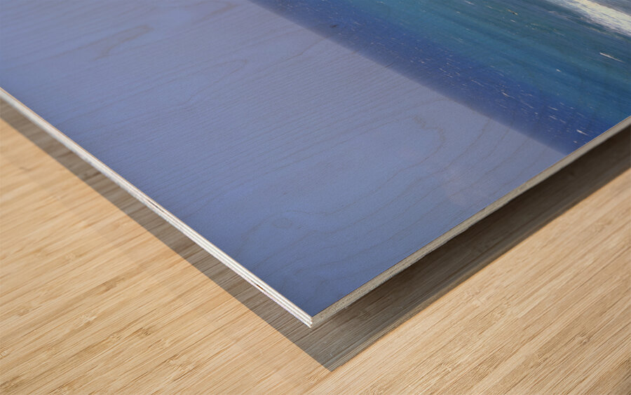 Hawaii Blue Ocean VII Wood print