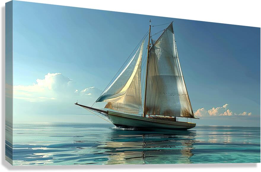 Sail into Serenity Canvas Print