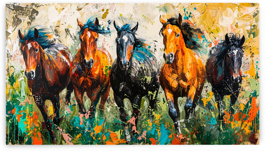 Vibrant Gallop by Digiart