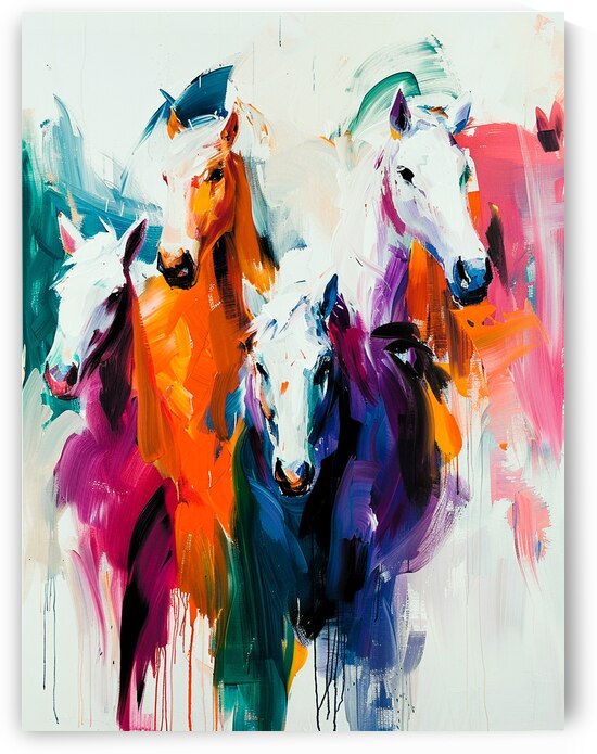 Chromatic Herd by Digiart