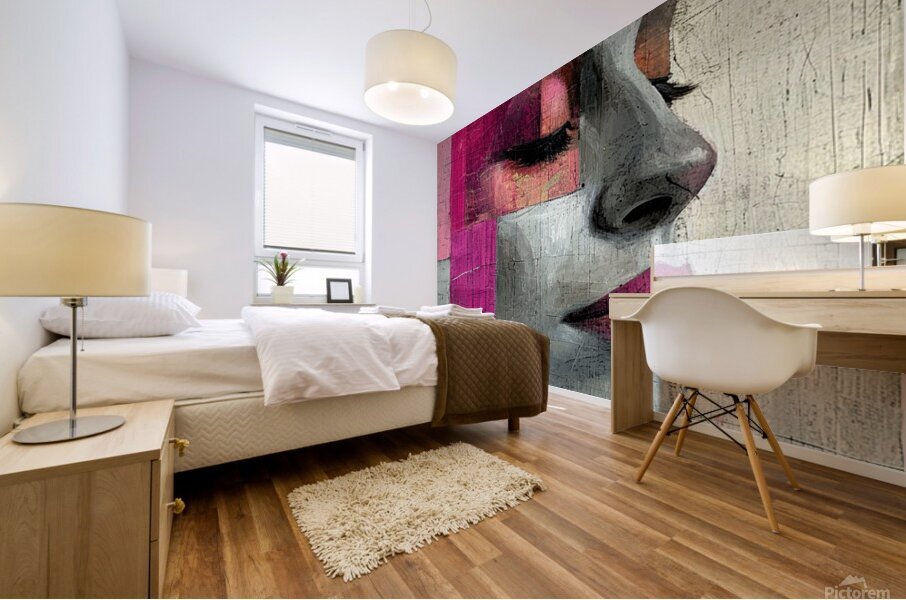 Contemplative Chroma Mural print