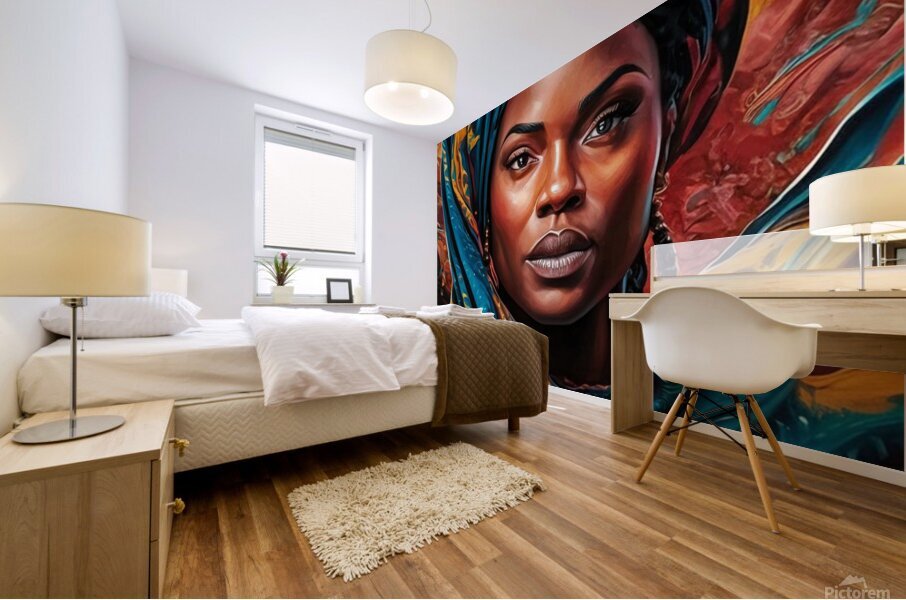 Sunset Aura Mural print