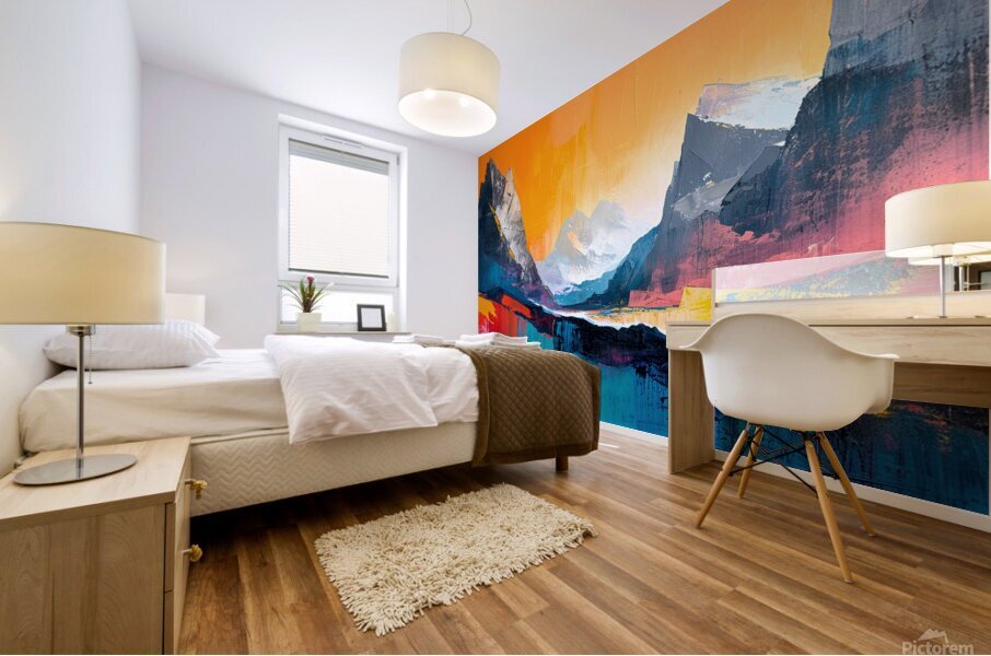 Sunrise Spectrum Mural print