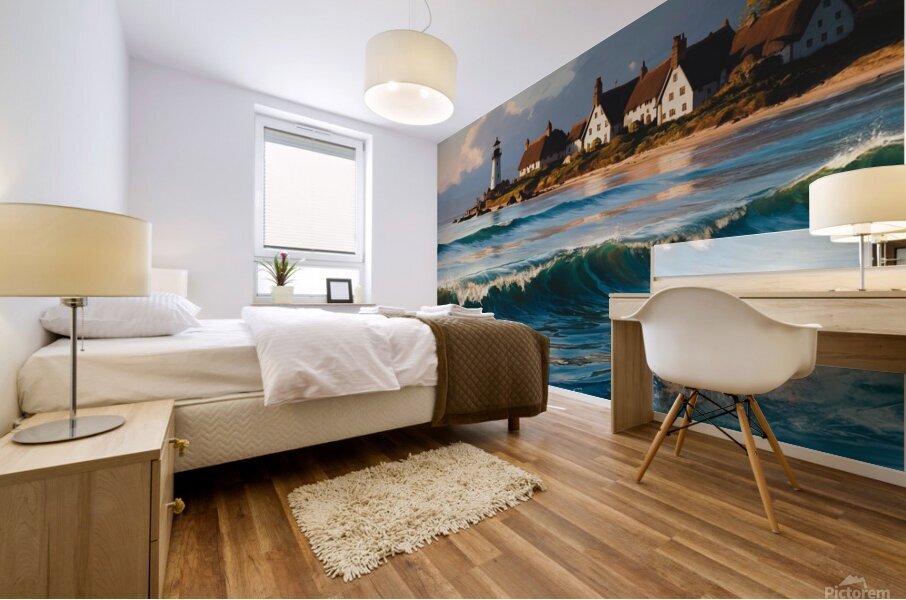 Coastal Serenity Mural print