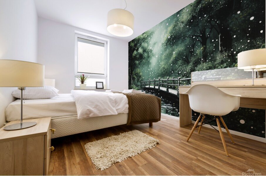 Tranquil Night Mural print