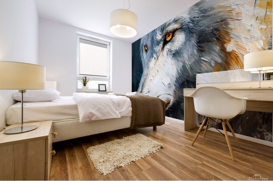 Luminous Sentinel Mural print