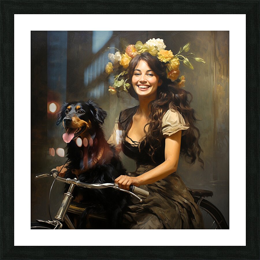 Joyful Ride Picture Frame print