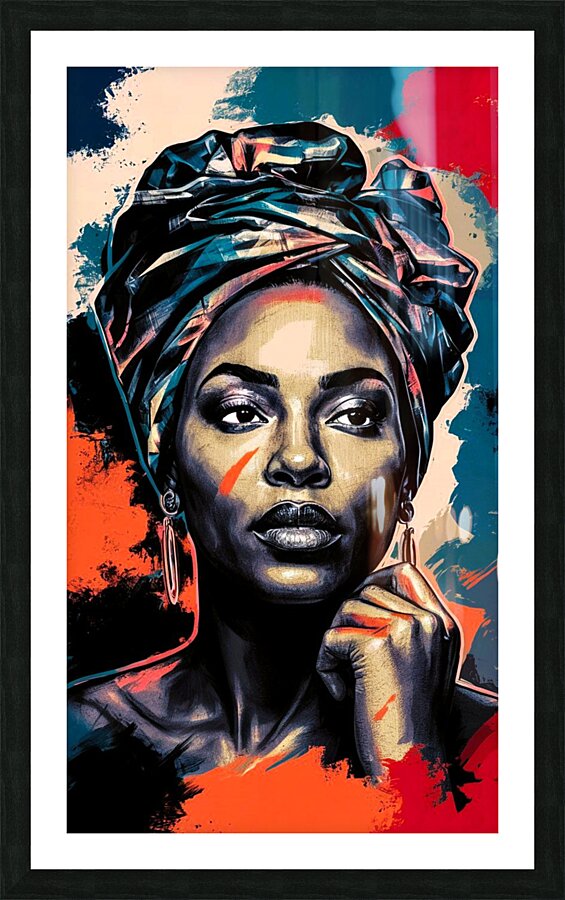 Regal Gaze Picture Frame print