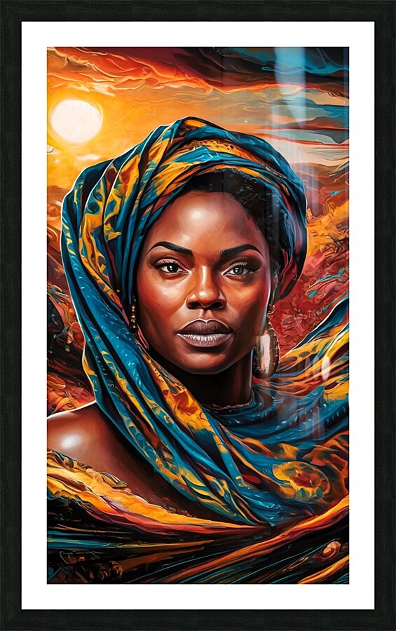 Sunset Aura Picture Frame print