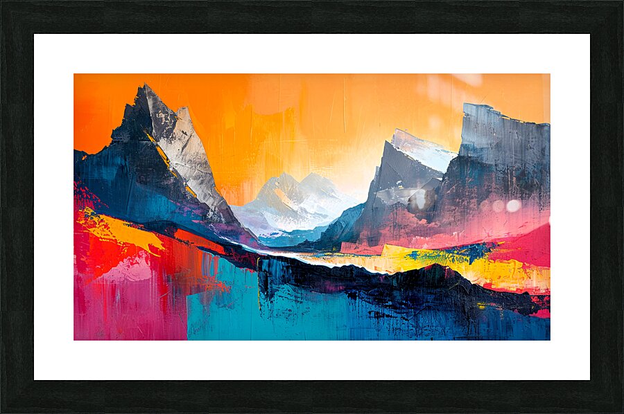 Sunrise Spectrum Picture Frame print