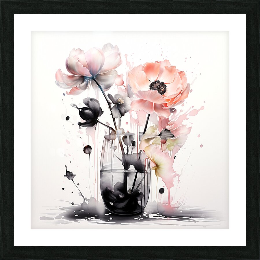 Ephemeral Bloom Picture Frame print