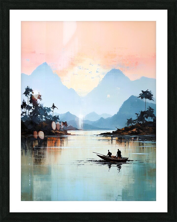 Tranquil Voyage Picture Frame print