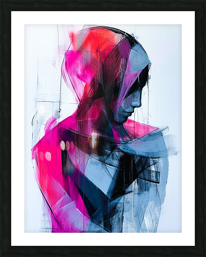 Veiled Reflection Picture Frame print