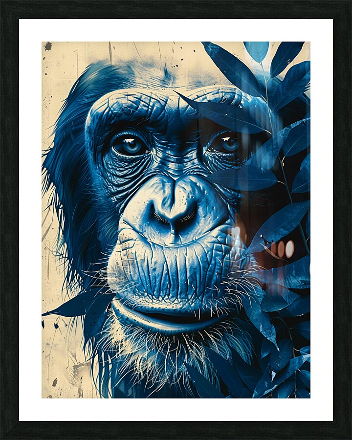 Gaze of the Primate Picture Frame print