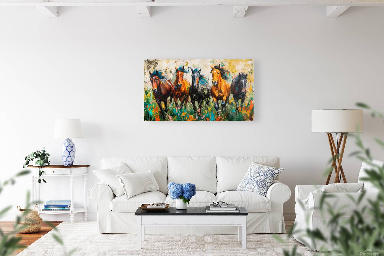 Vibrant Gallop Reproduction