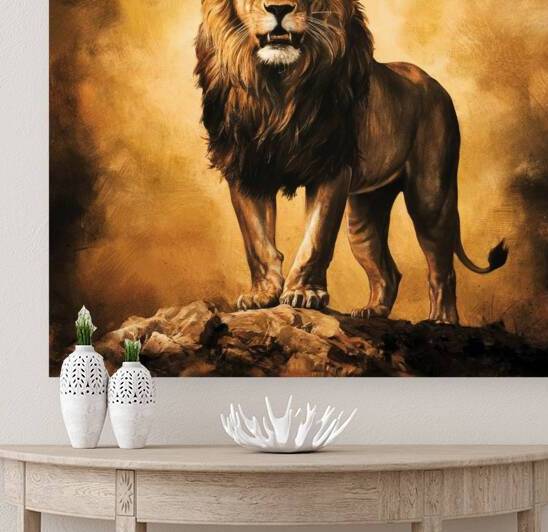 King of the Savanna by Digiart