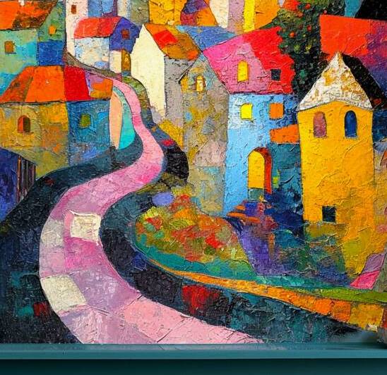Vivid Village by Digiart