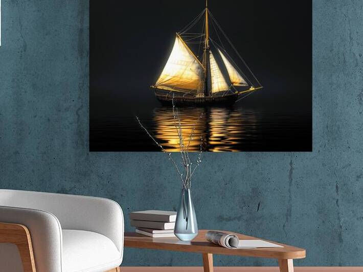 Golden Sails by Digiart