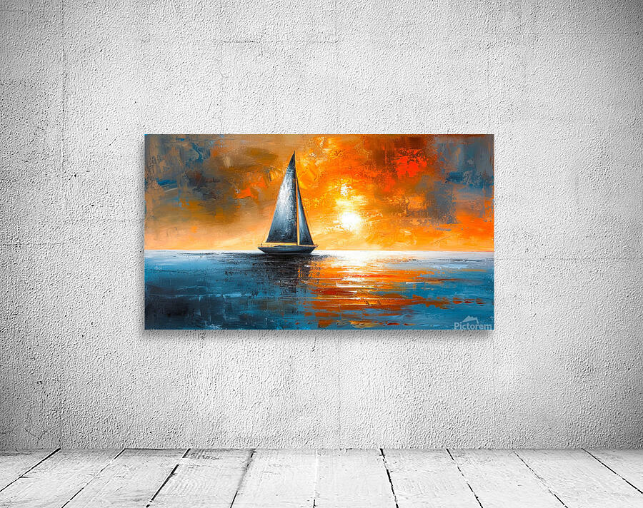 Sunset Sail Wall Preview