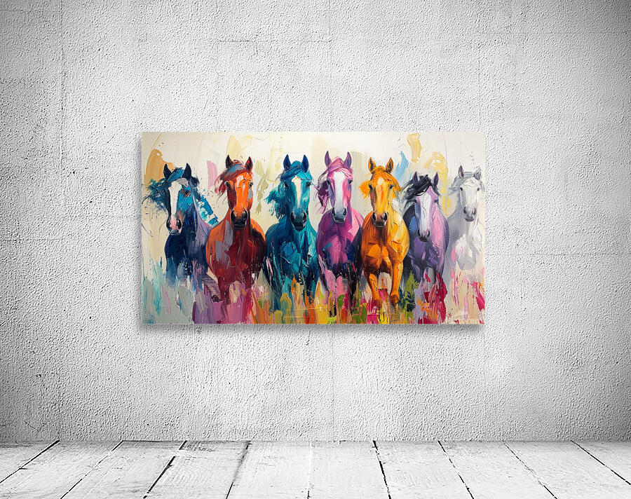 Vibrant Gallop Wall Preview