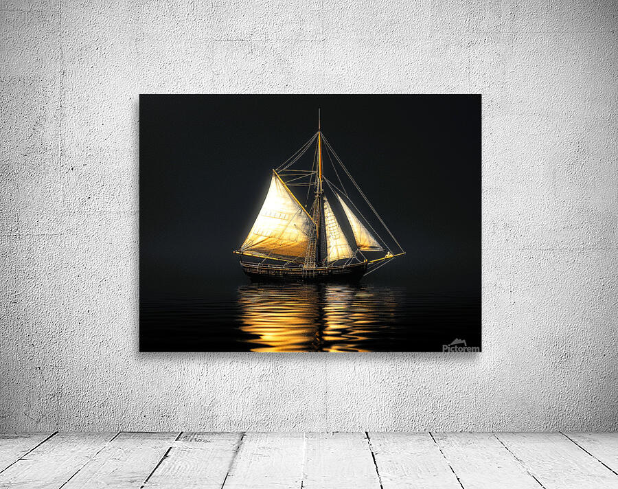 Golden Sails Wall Preview