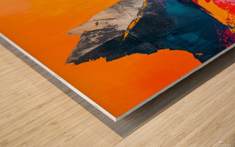 Sunrise Spectrum Wood print