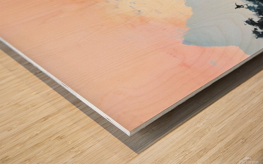 Tranquil Voyage Wood print