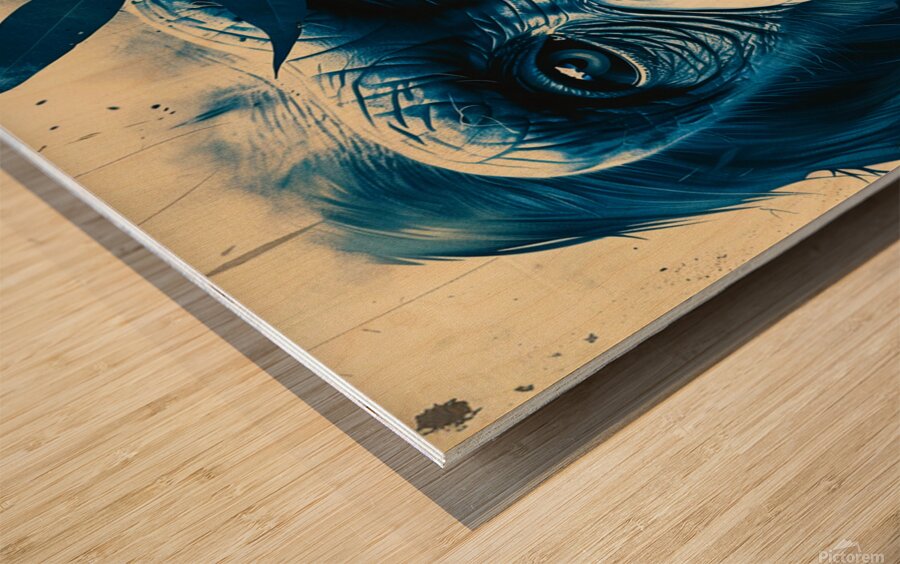 Gaze of the Primate Wood print