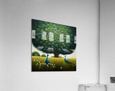 Peacock Tree Acrylic Print