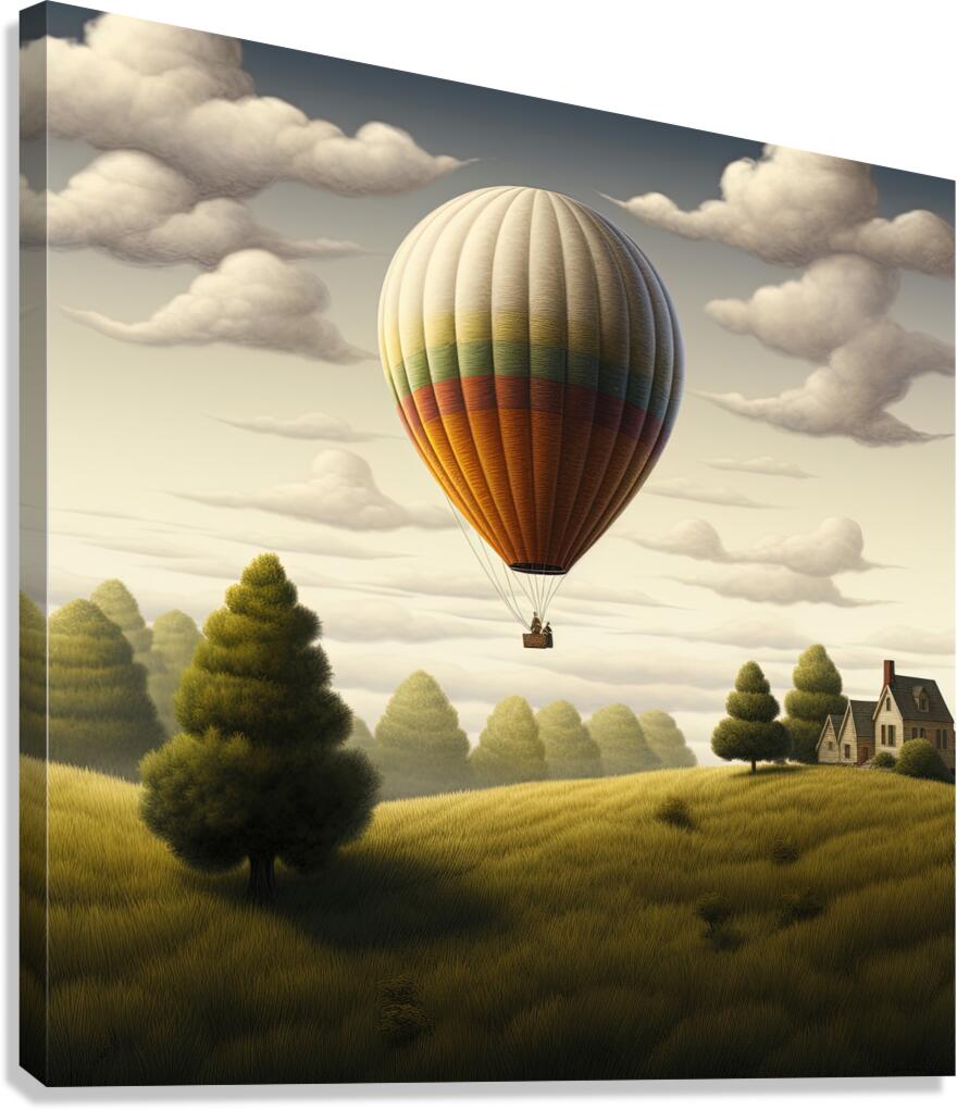 Hot Air Balloon Canvas Print