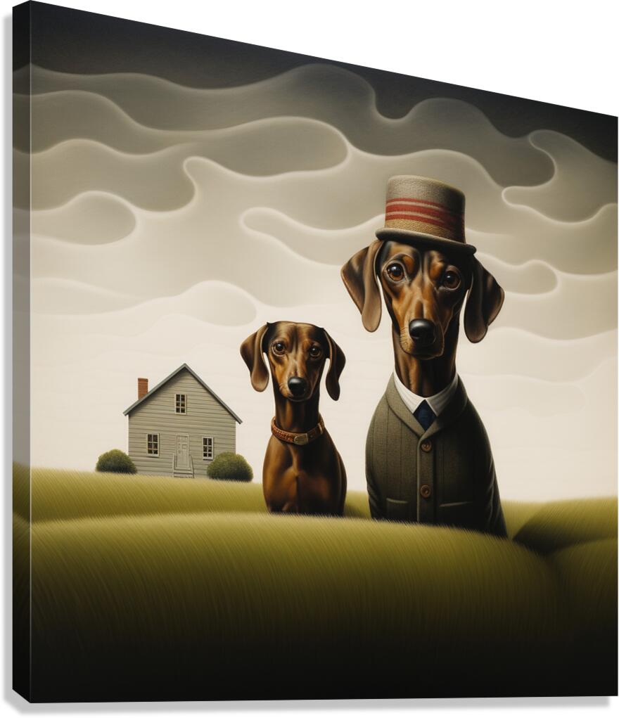 Father and Son Canvas Print