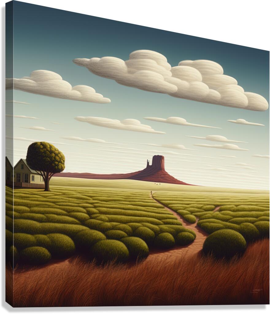 Monument Valley Trail Canvas Print