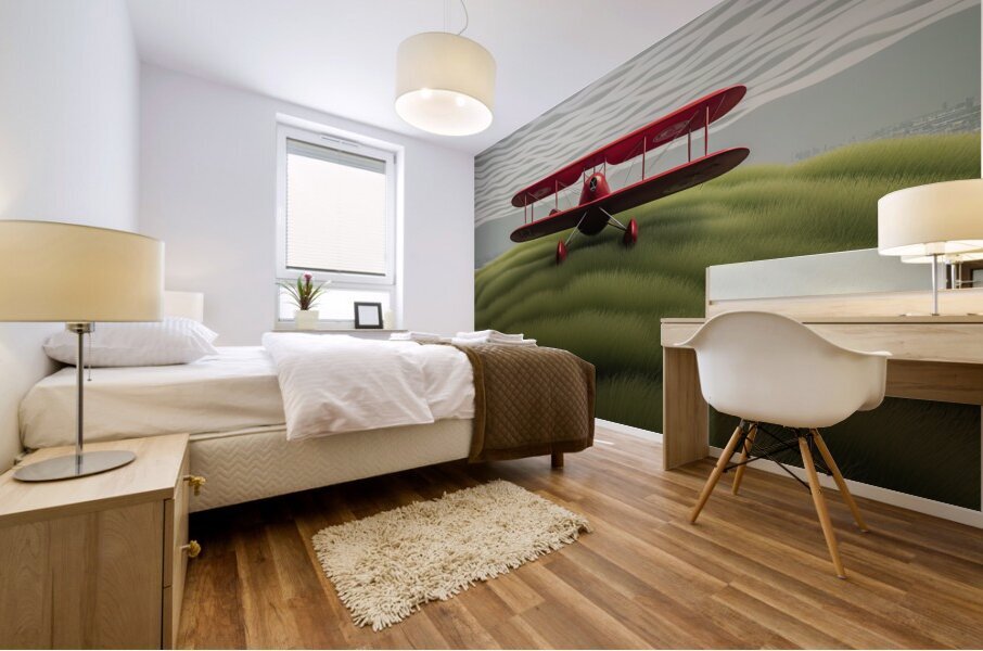 Bi-Plane Mural print